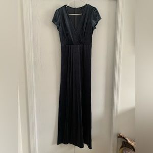 Velvet Crossbody Dress